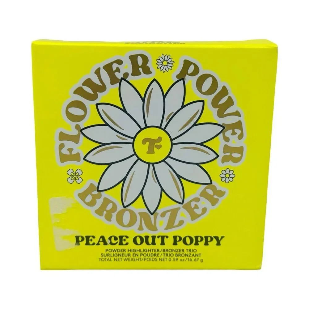 Trixie Cosmetics Flower Power Bronzer - Peace Out Poppy - 0.59 oz / 16.67g